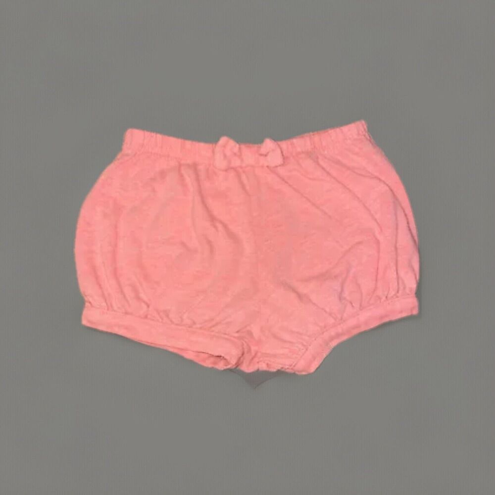 Garanimals Baby Girls Light Orange Peach Coral Pull On Shorts Bloomers 24M